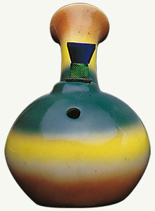 Ceramic  'coloured '   bong